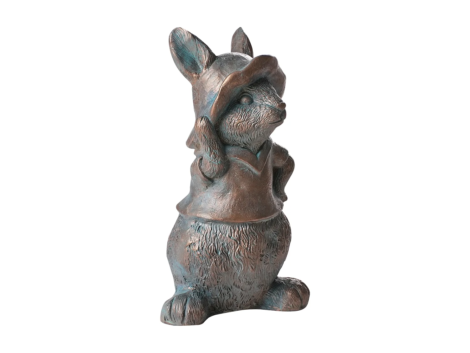 Statue de jardin KONAKRY Lapin Marron