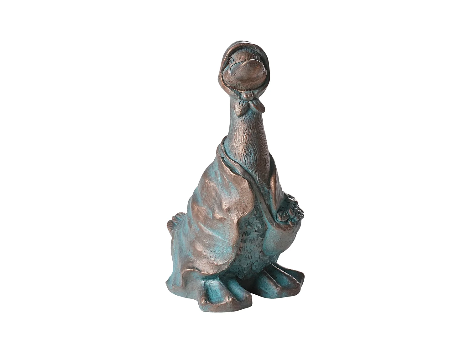 Statue de jardin BALEYA Canard Marron