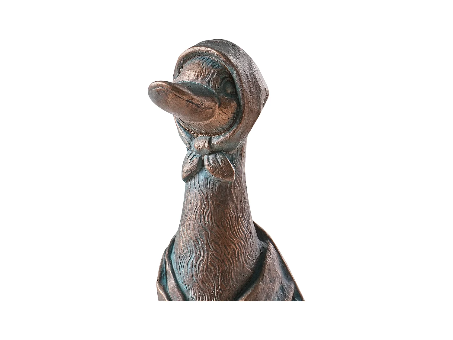 Statue de jardin BALEYA Canard Marron