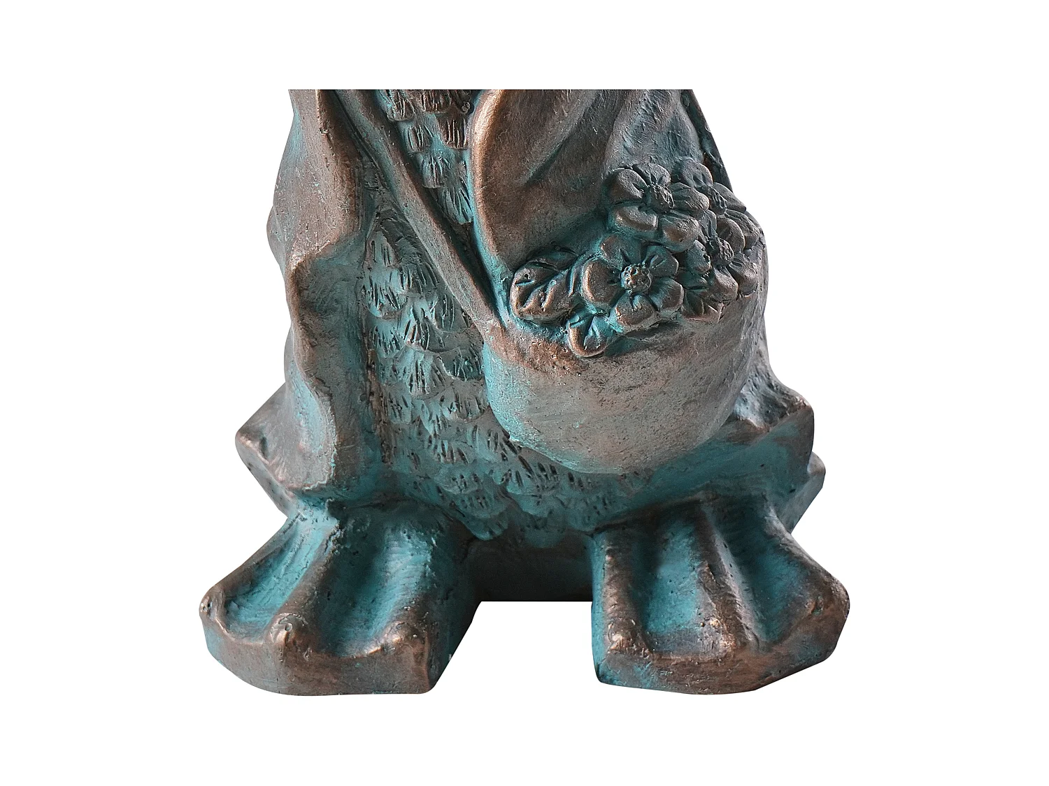 Statue de jardin BALEYA Canard Marron