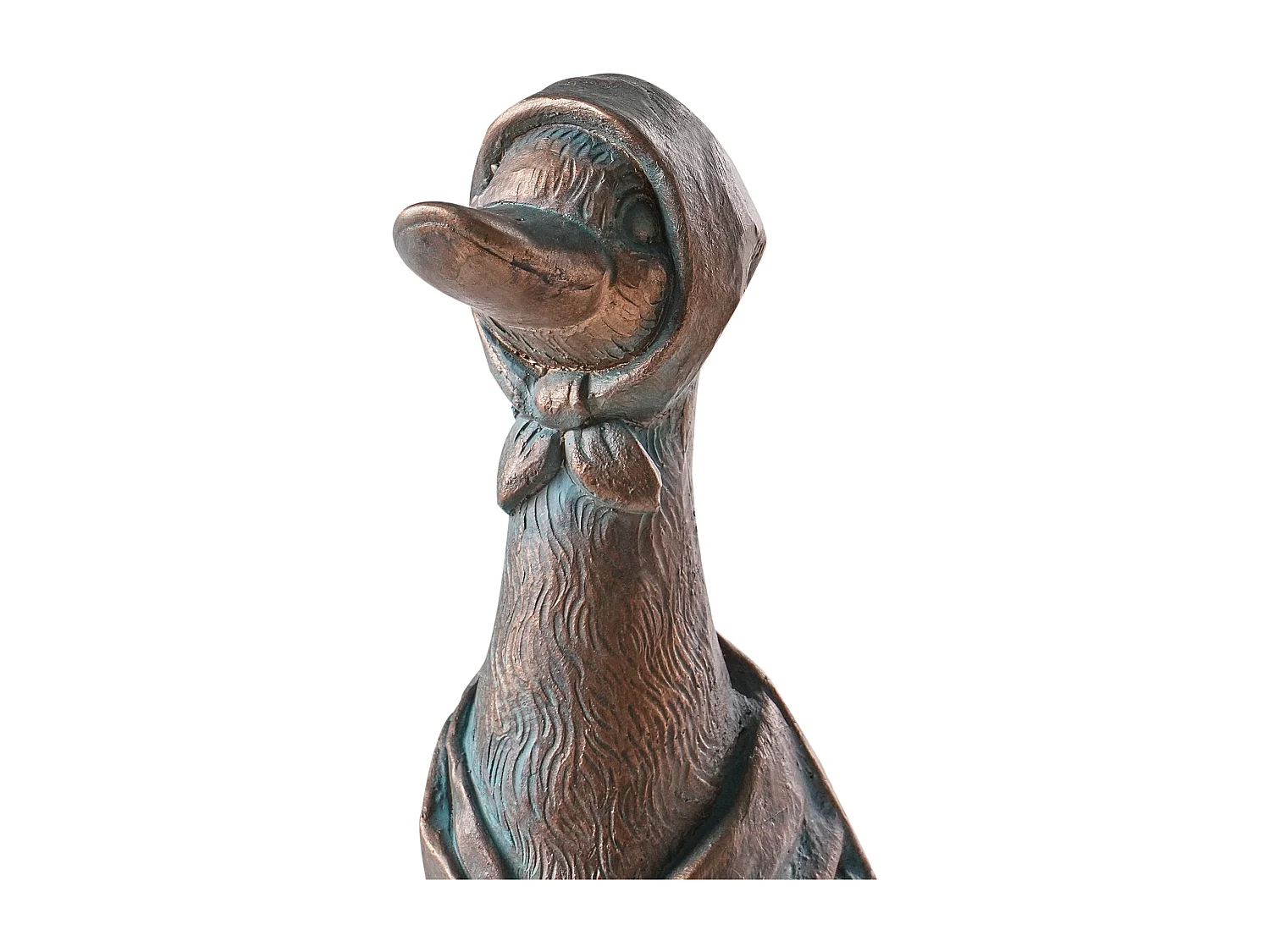 Statue de jardin BALEYA Canard Marron
