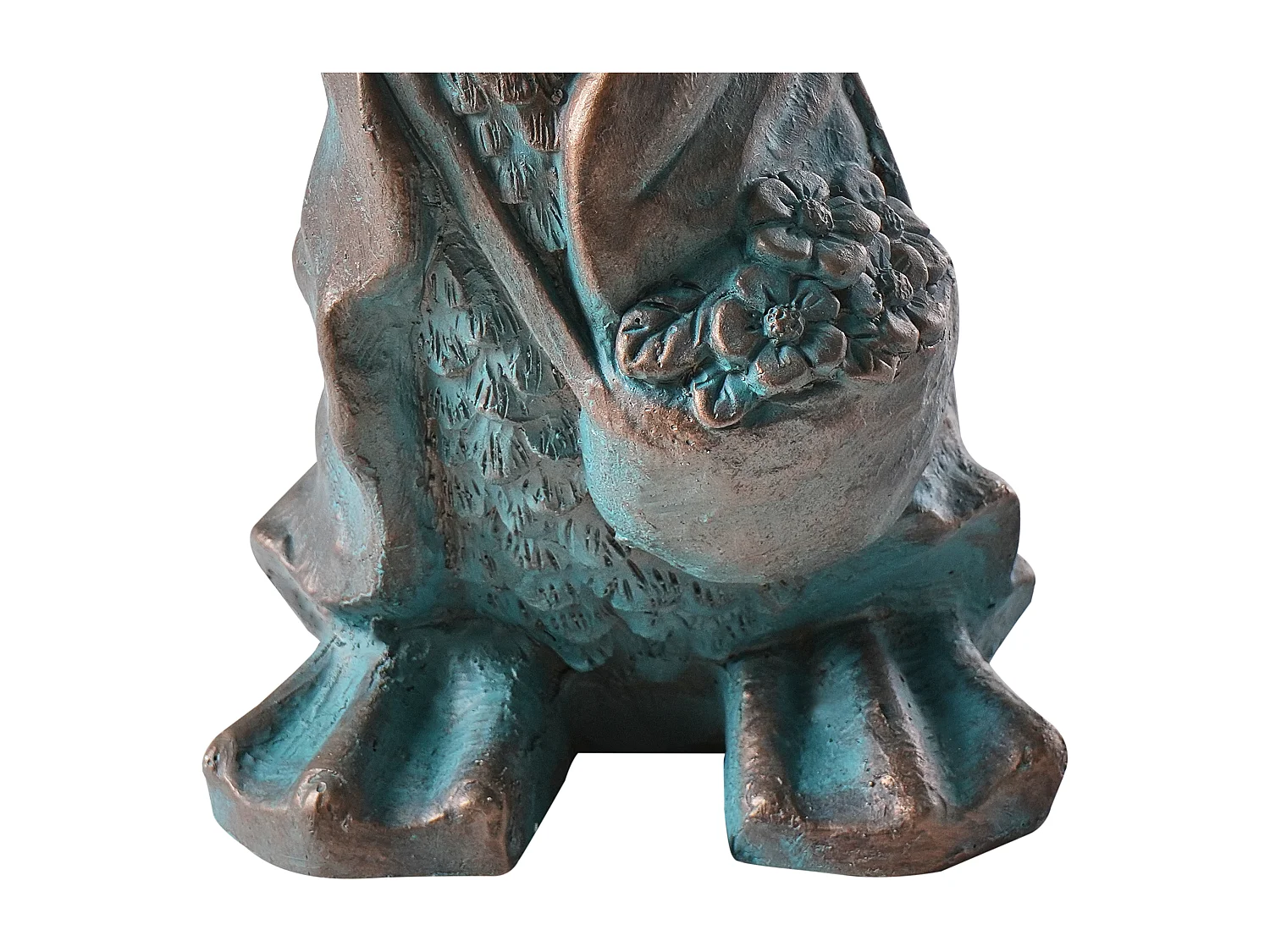 Statue de jardin BALEYA Canard Marron