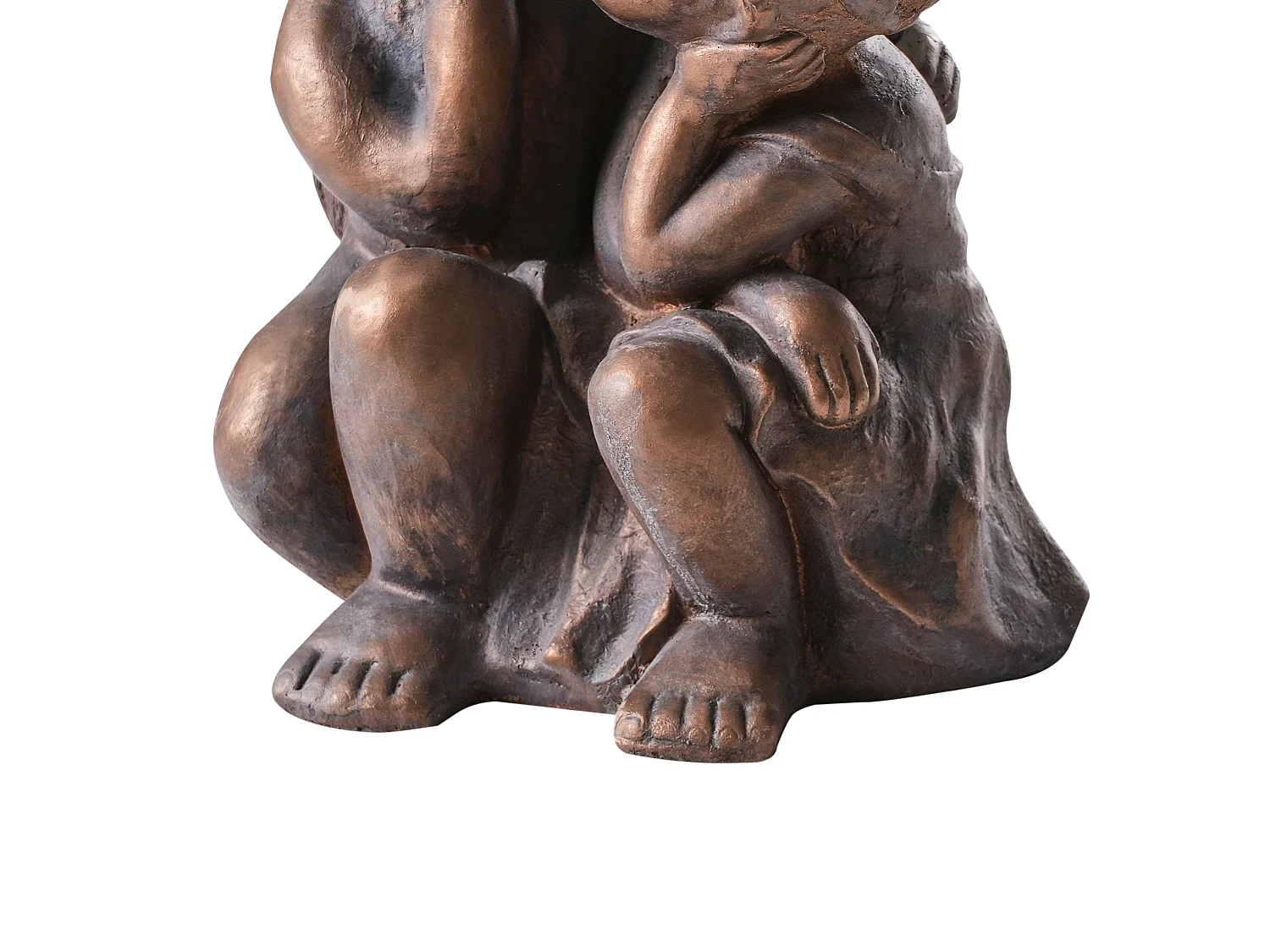 Sculpture de jardin DAMARO Enfant Marron