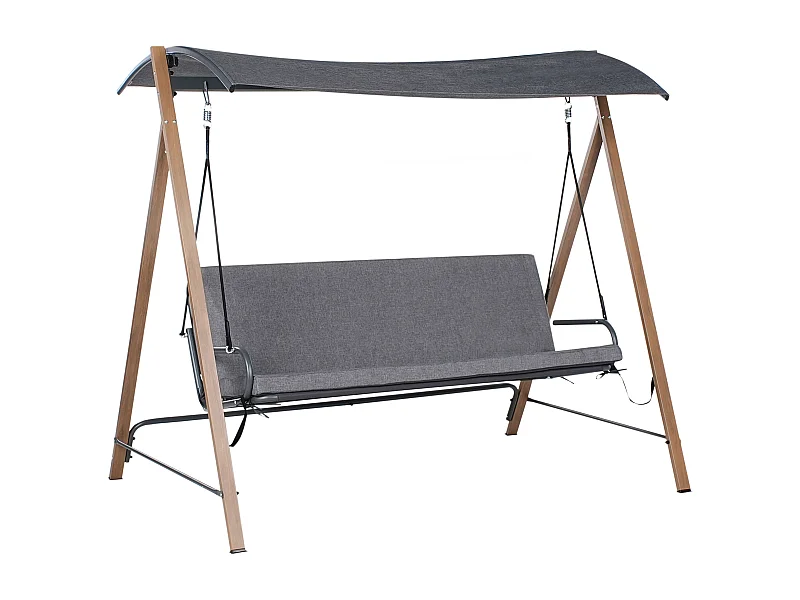 Balancelle de jardin BONAGIA Métal Gris