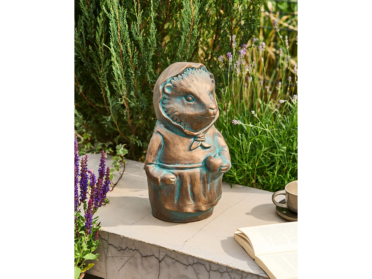 Statue de jardin LOLA Hérisson Marron