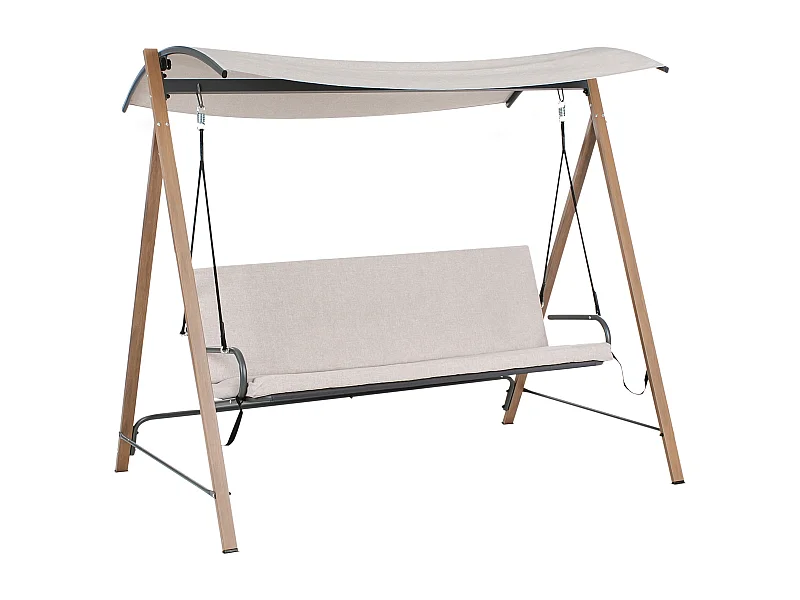 Balancelle de jardin BONAGIA Métal Beige