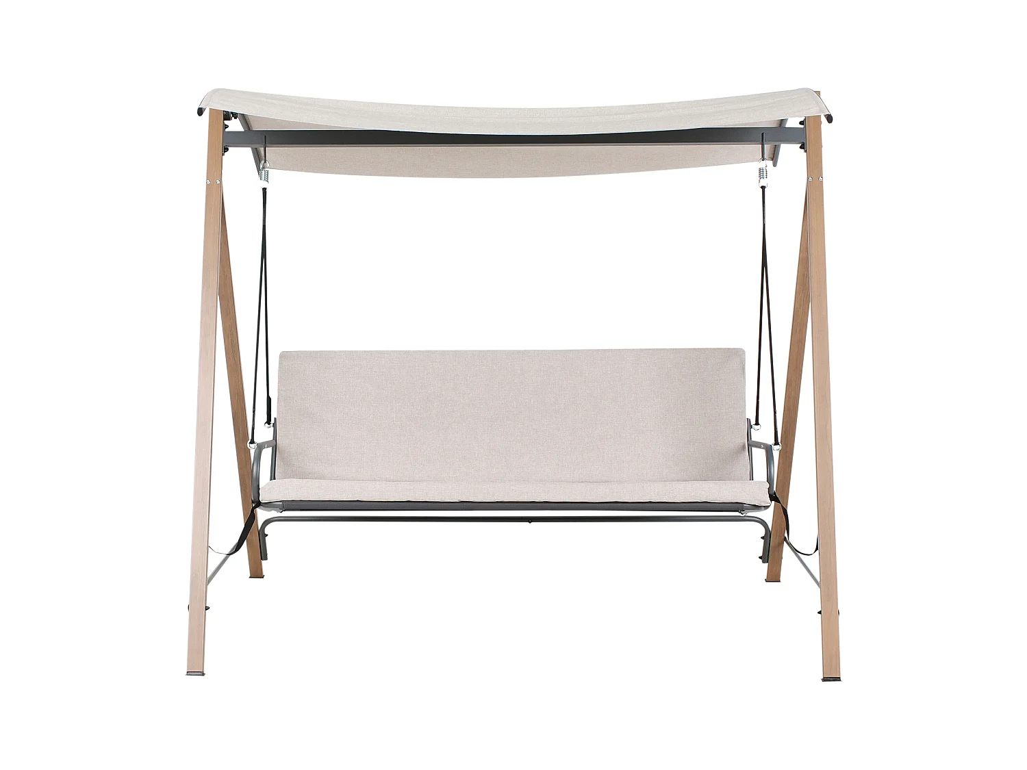 Balancelle de jardin BONAGIA Métal Beige