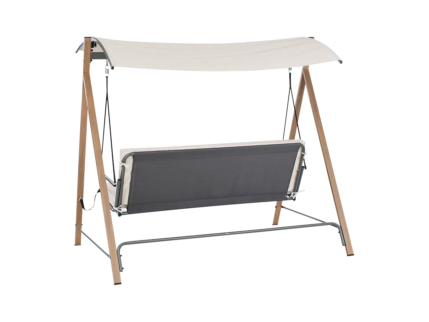 Balancelle de jardin BONAGIA Métal Beige