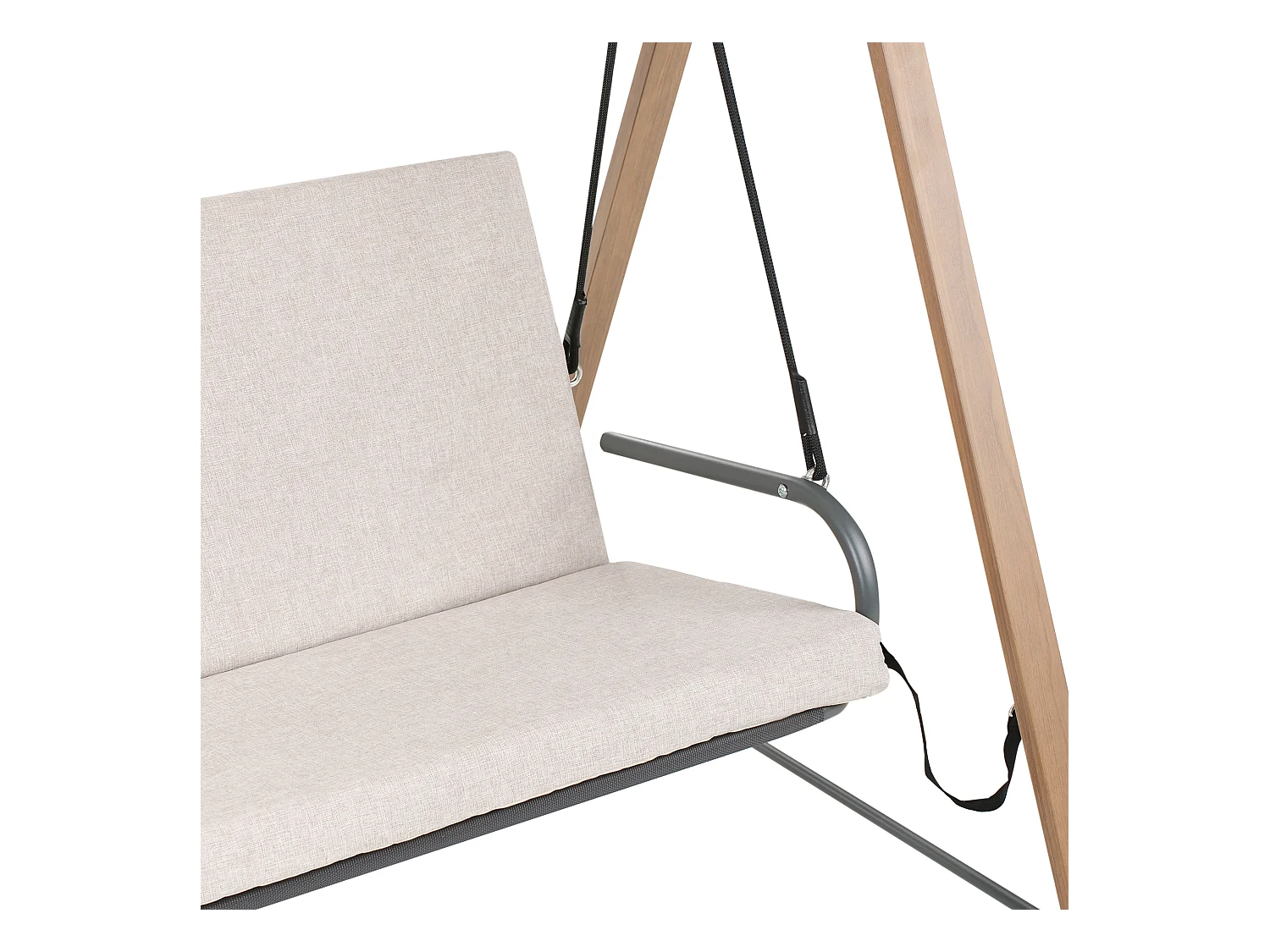 Balancelle de jardin BONAGIA Métal Beige