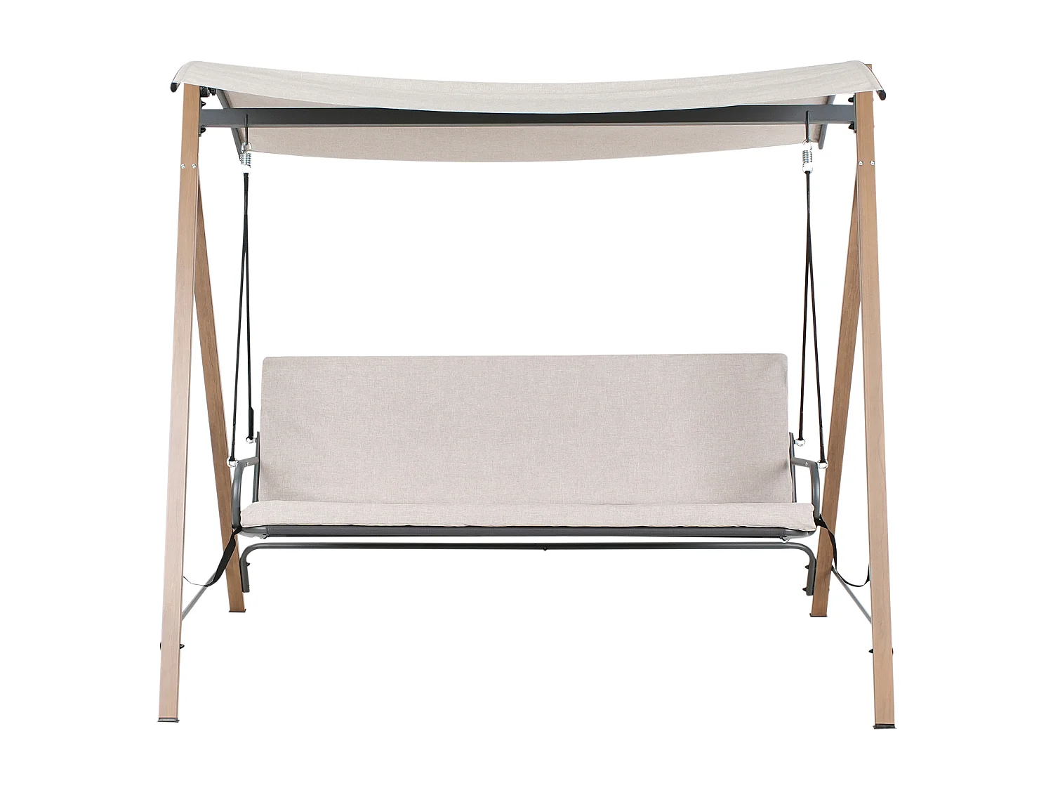 Balancelle de jardin BONAGIA Métal Beige