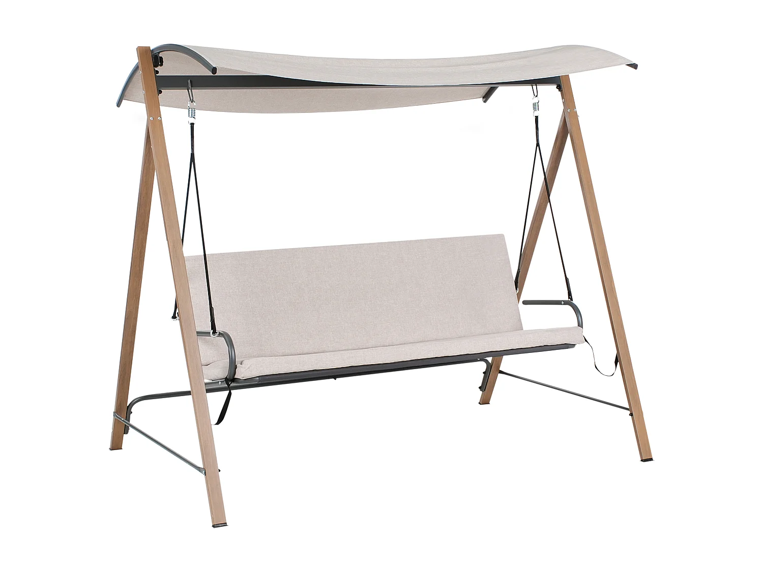 Balancelle de jardin BONAGIA Métal Beige