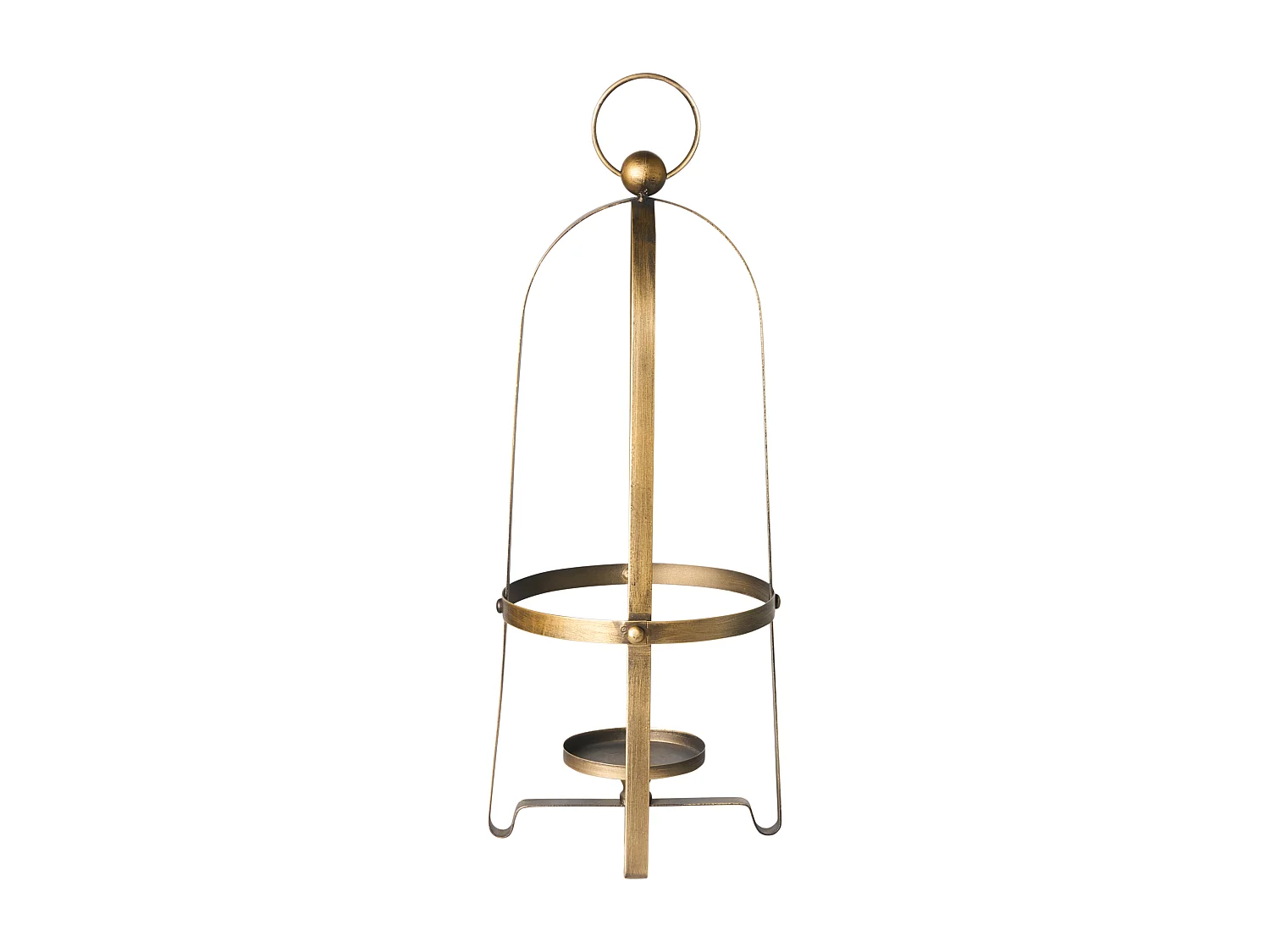Bougeoir MARAWI Métal 48 cm Doré