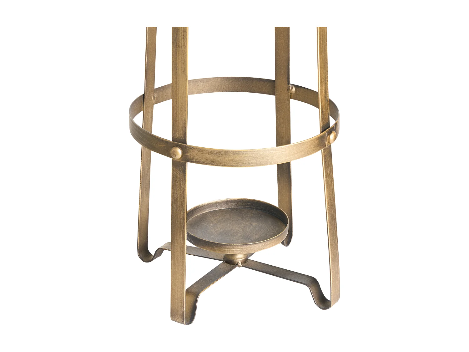 Bougeoir MARAWI Métal 48 cm Doré