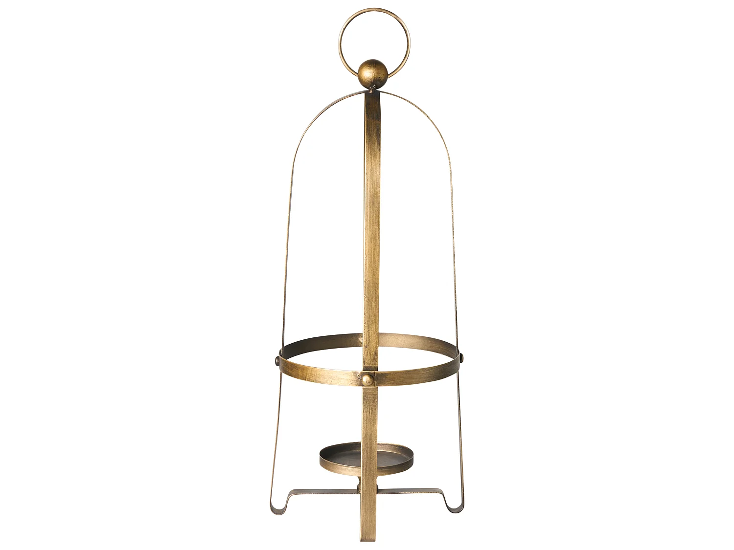 Bougeoir MARAWI 48 cm Métal Doré