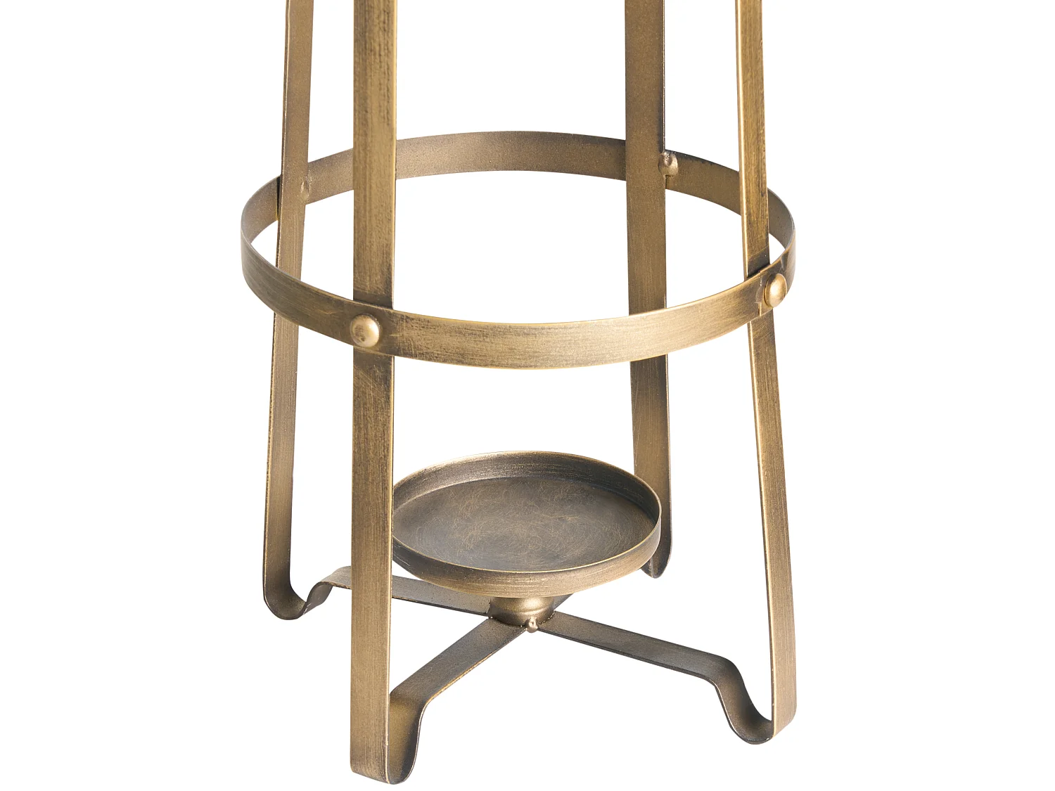 Bougeoir MARAWI 48 cm Métal Doré