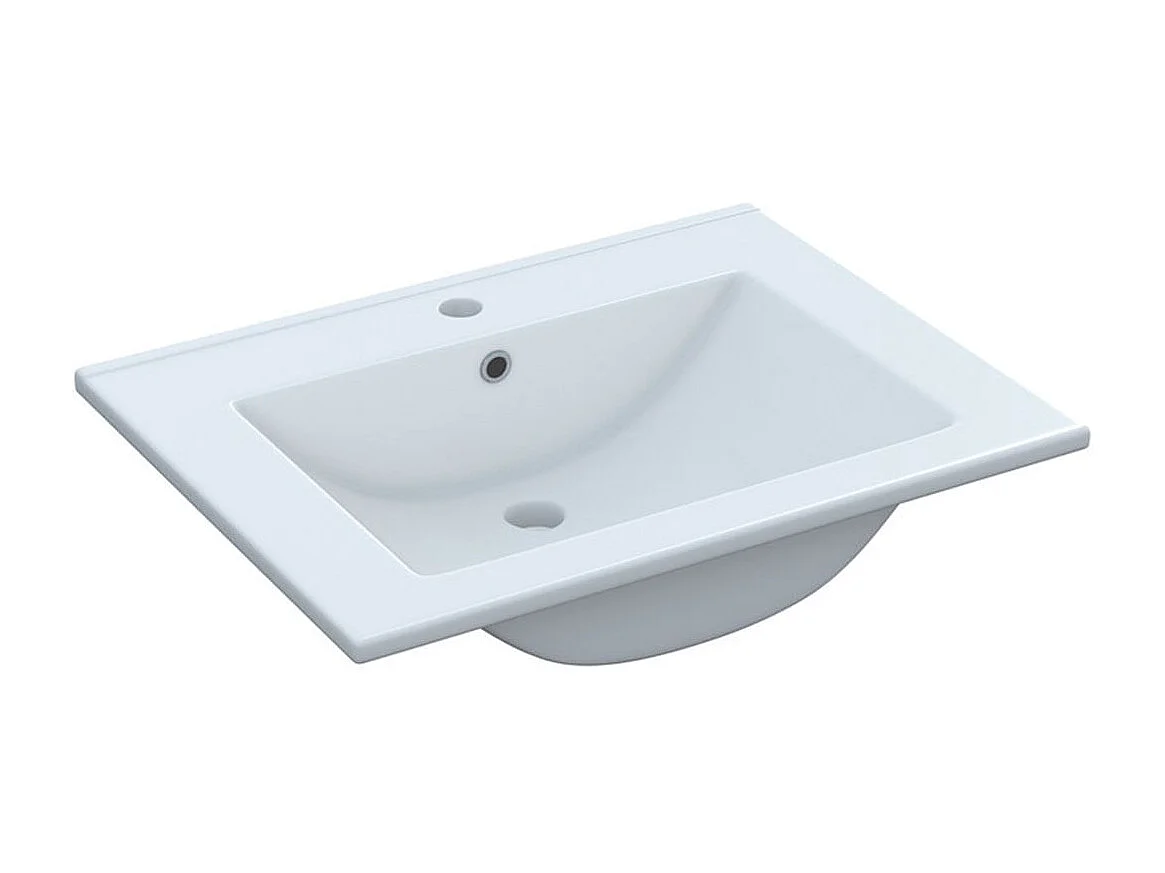 Mueble de baño Athena mueble + espejo + lavabo roble 60 cm