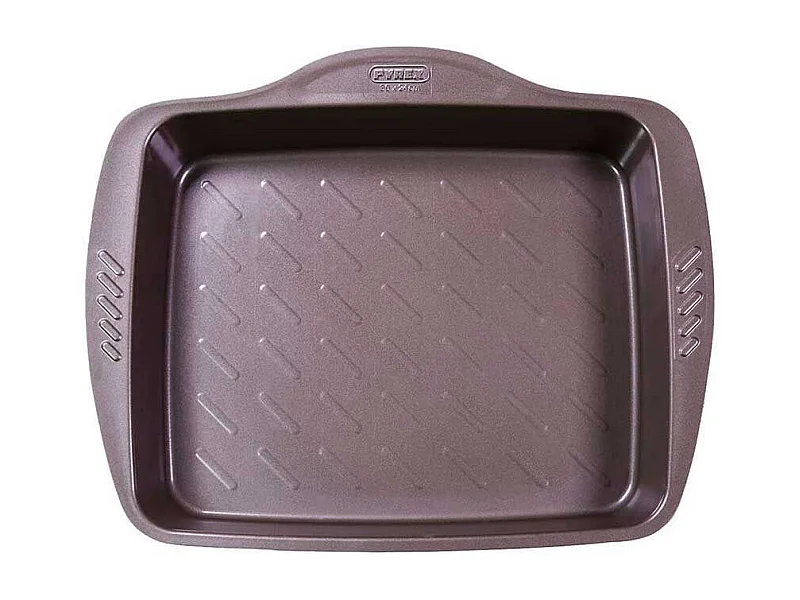 Bandeja honda para horno Asimetría Pyrex antiadherente inox 20x25 cm