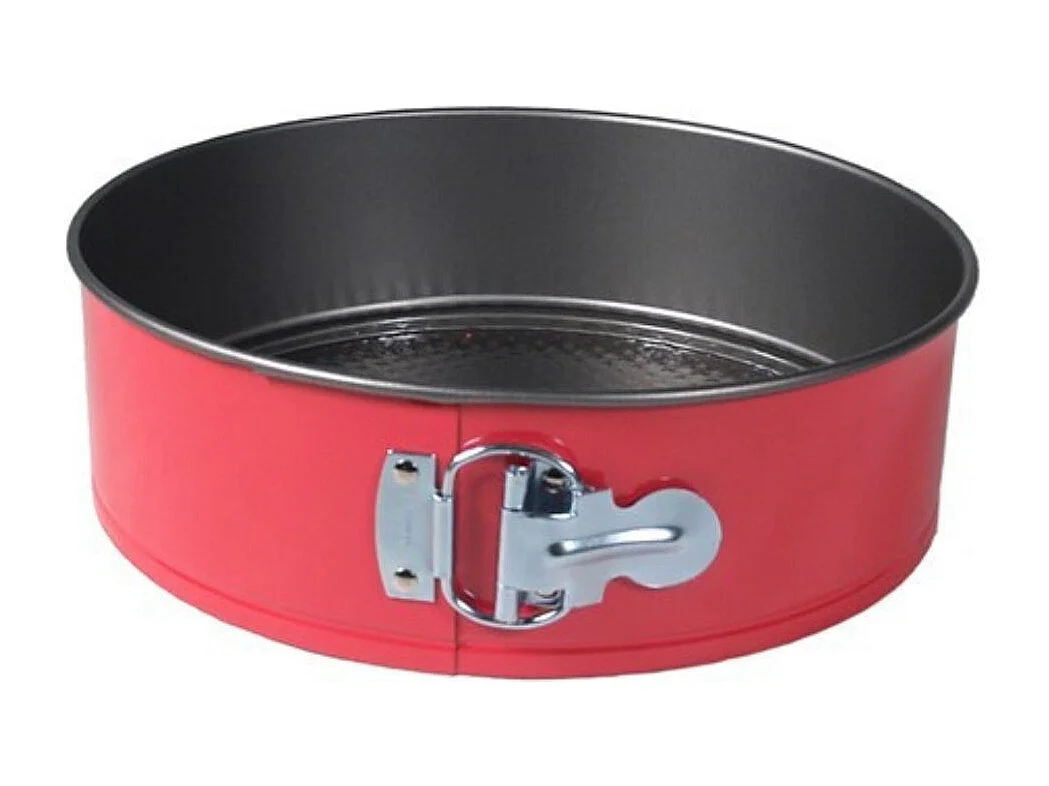 Set de 3 moldes para horno rojo Ø26/Ø25/Ø22 cm