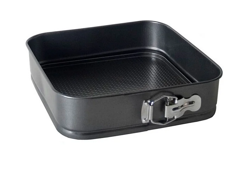 Molde desmontable de repostería forma cuadrada antiadherente Ø24 cm