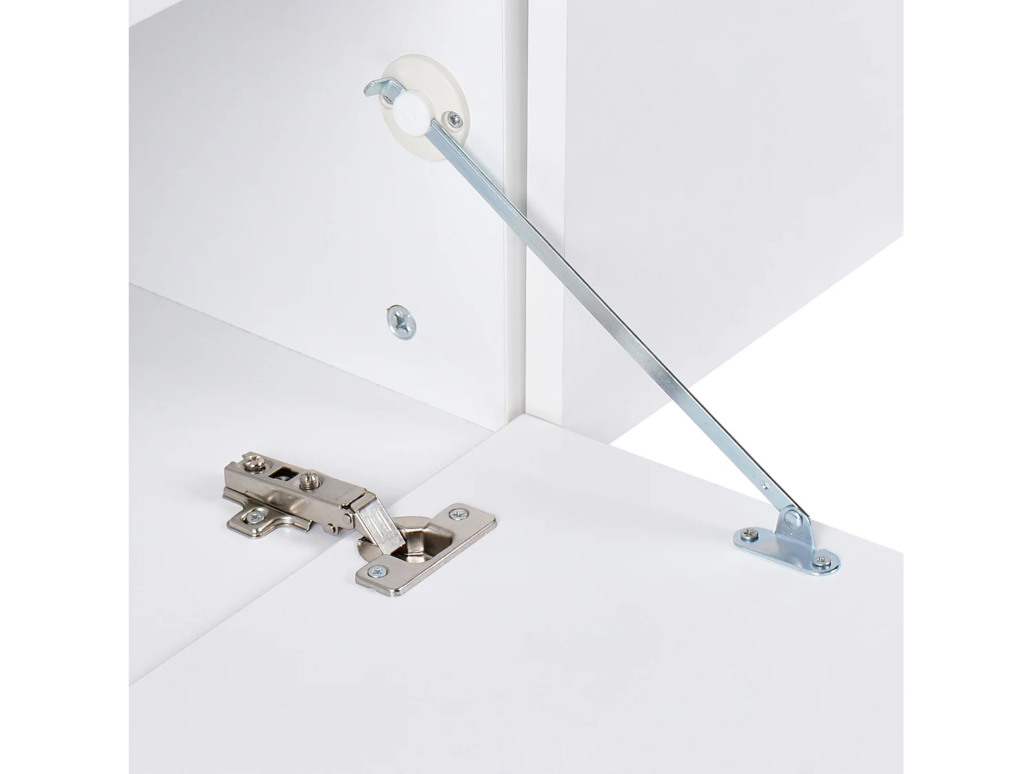 Porta TV a parete GLADSTONE Bianco