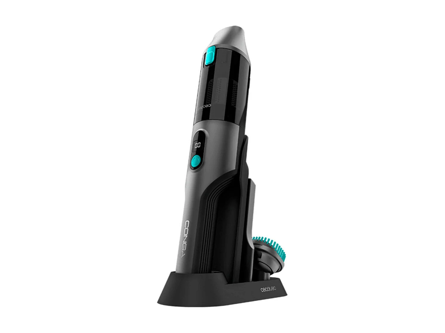 Aspiradora de mano Cecotec Conga Rockstar Micro 15000 Clean&Car 200W 200ml con accesorios gris