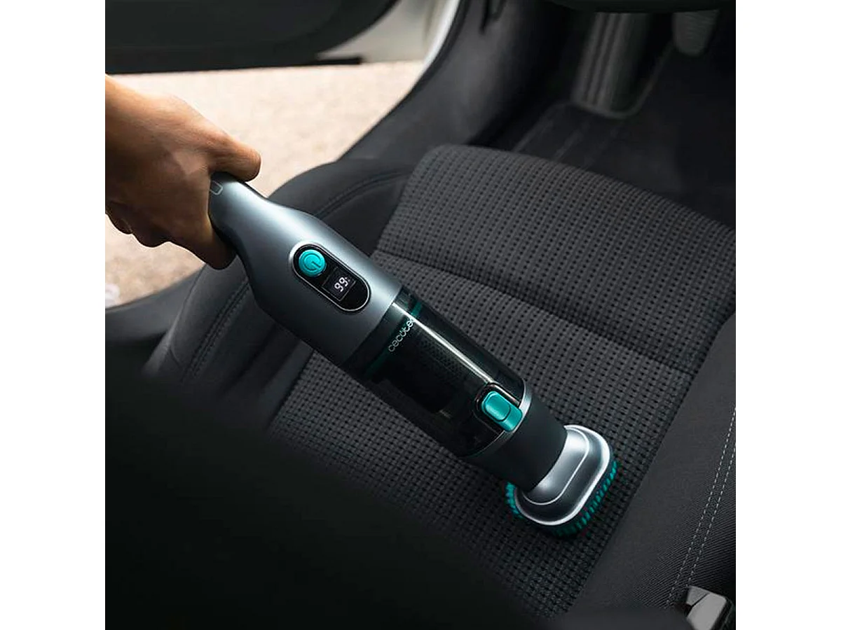 Aspiradora de mano Cecotec Conga Rockstar Micro 15000 Clean&Car 200W 200ml con accesorios gris