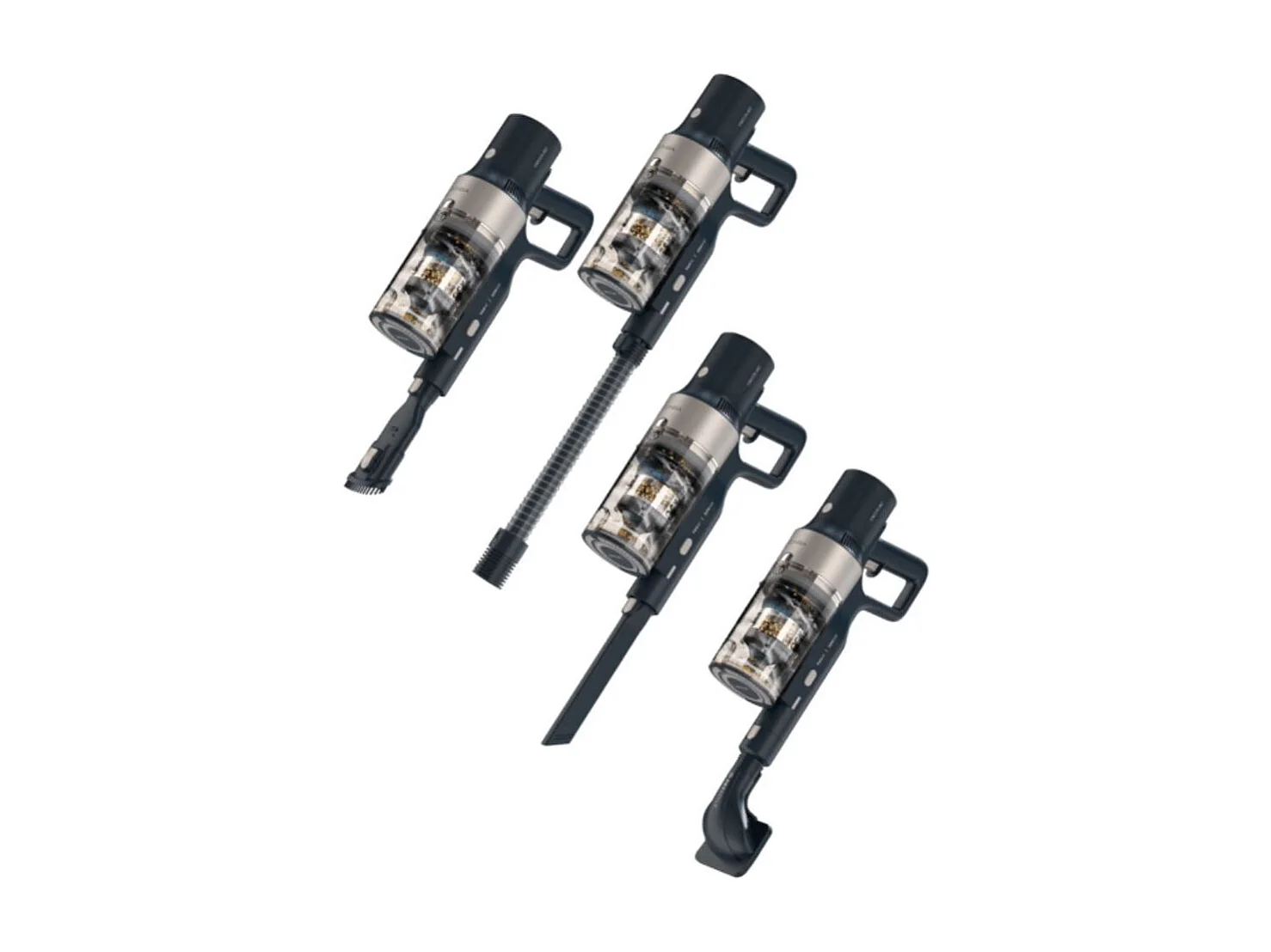 Aspirador escoba Cecotec Conga Rockstar 5500 Hurricane Station Pet Flex inalámbrica + base de autovaciado negro