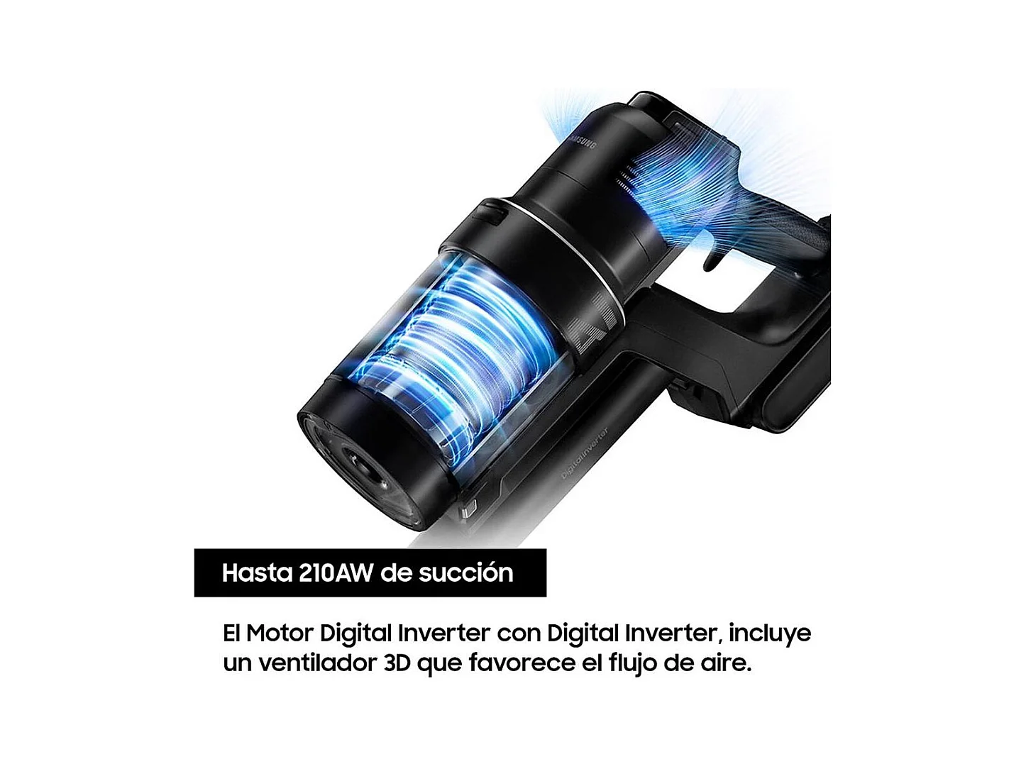 Samsung VS20C8524TB Aspirapolvere Senza Filo Jet 85 Complete 210W Nero