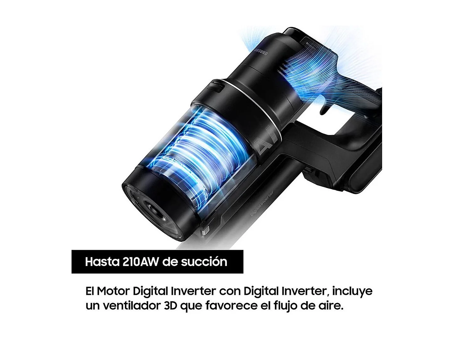 Samsung VS20C8524TB Aspirapolvere Senza Filo Jet 85 Complete 210W Nero