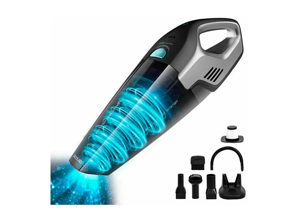 Aspirador de mano Conga Immortal ExtremeSuction Cecotec 2200mAh 14,8V 500ml con accesorios negro