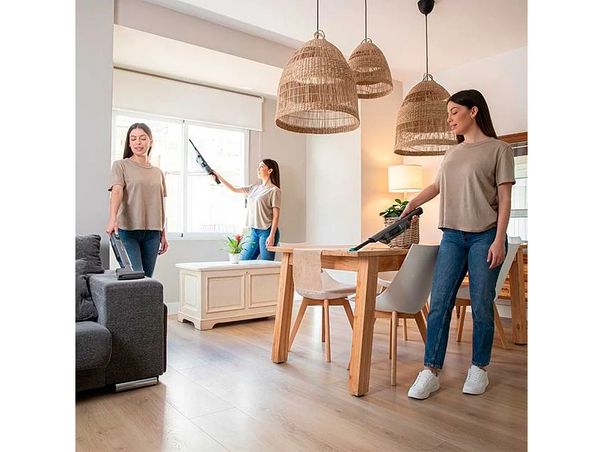 Aspirador de mano Cecotec Conga Rockstar Micro+ Turbo 210W gris