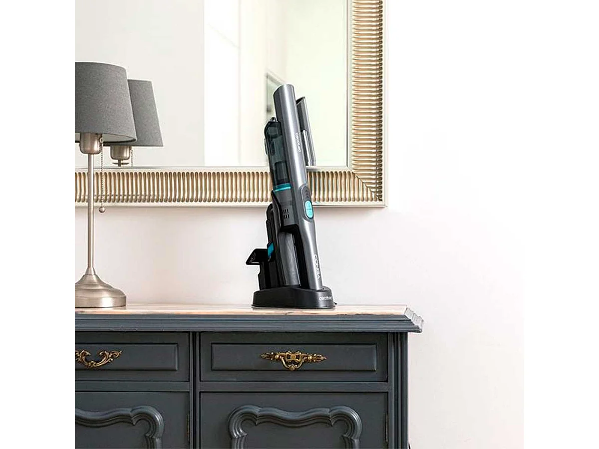 Aspirador de mano Cecotec Conga Rockstar Micro+ Turbo 210W gris