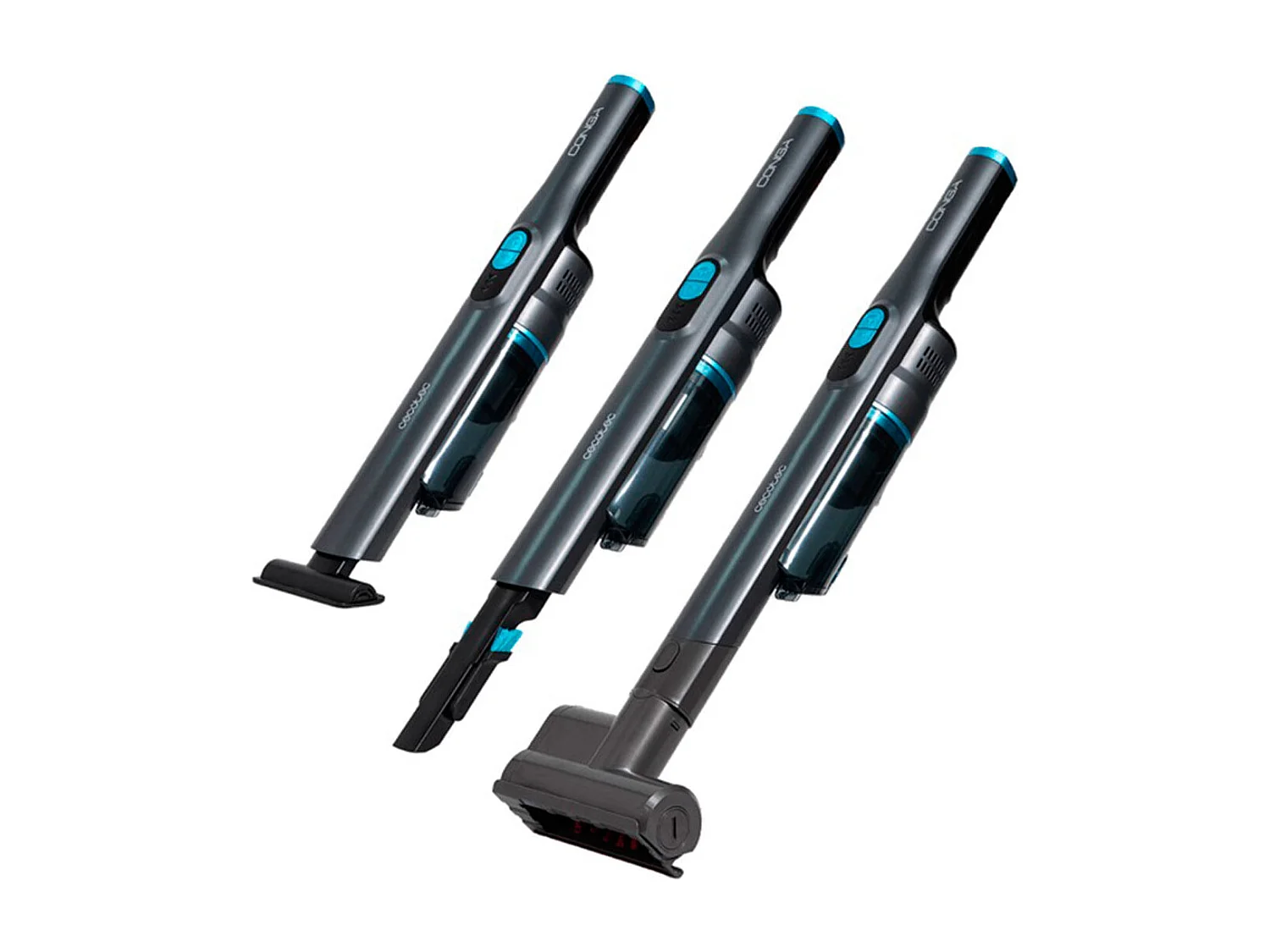 Aspirador de mano Cecotec Conga Rockstar Micro+ Turbo 210W gris