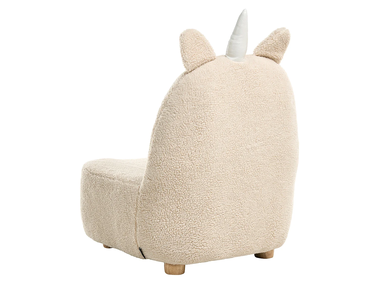 Kids Armchair Unicorn LULEA Boucle Light Beige