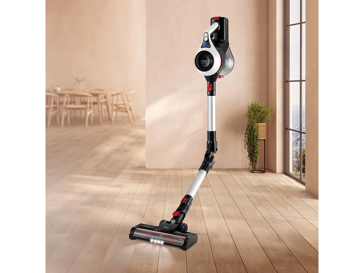 Aspirador vertical Ufesa U3 130W 2 velocidades + accesorios gris