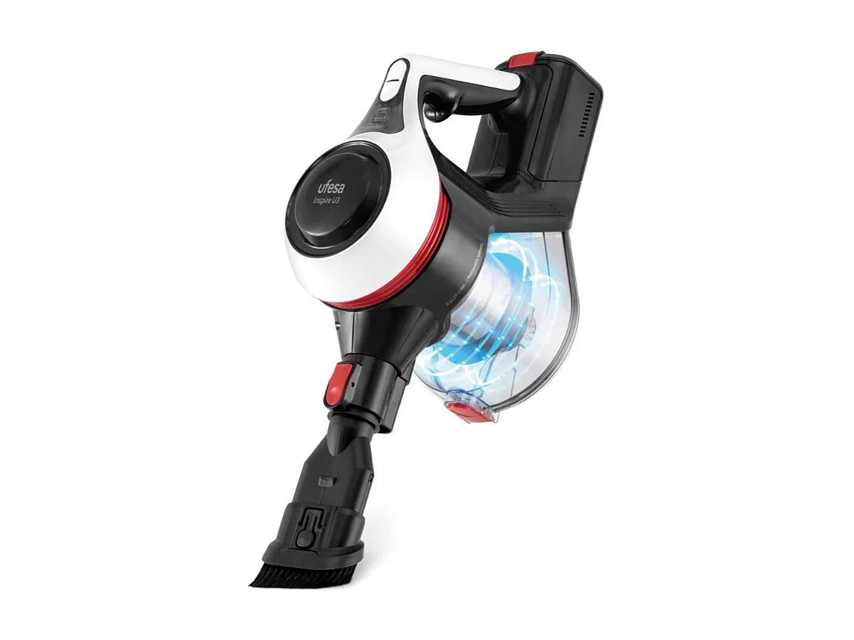 Aspirador vertical Ufesa U3 130W 2 velocidades + accesorios gris