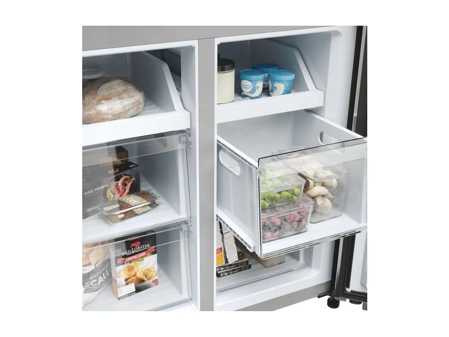 Frigorífico americano Haier HCR3818ENMD No Frost 467L E inox