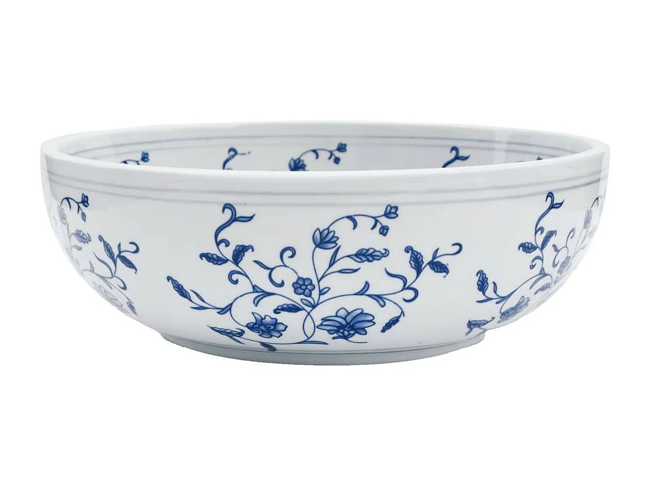 Lavabo sobre encimera Monnet cerámica azul Ø41x14 cm