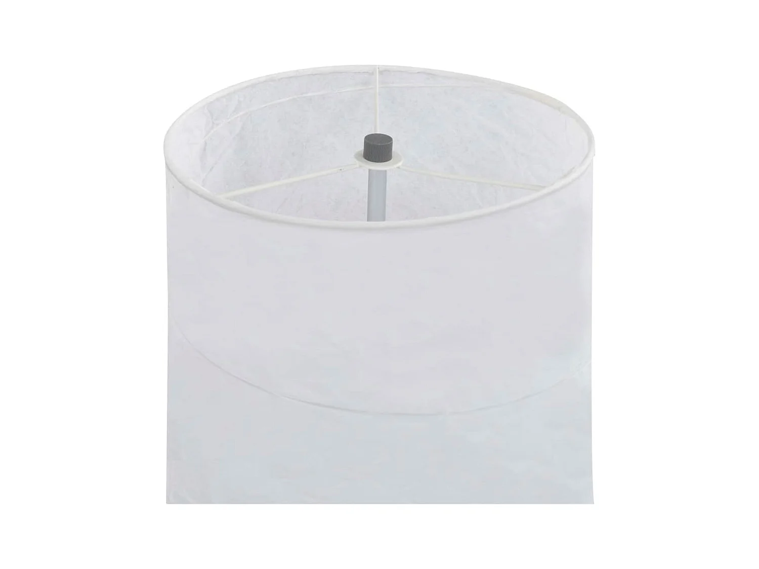 Lámpara de pie con soporte 60W E27 blanco Ø22x121 cm