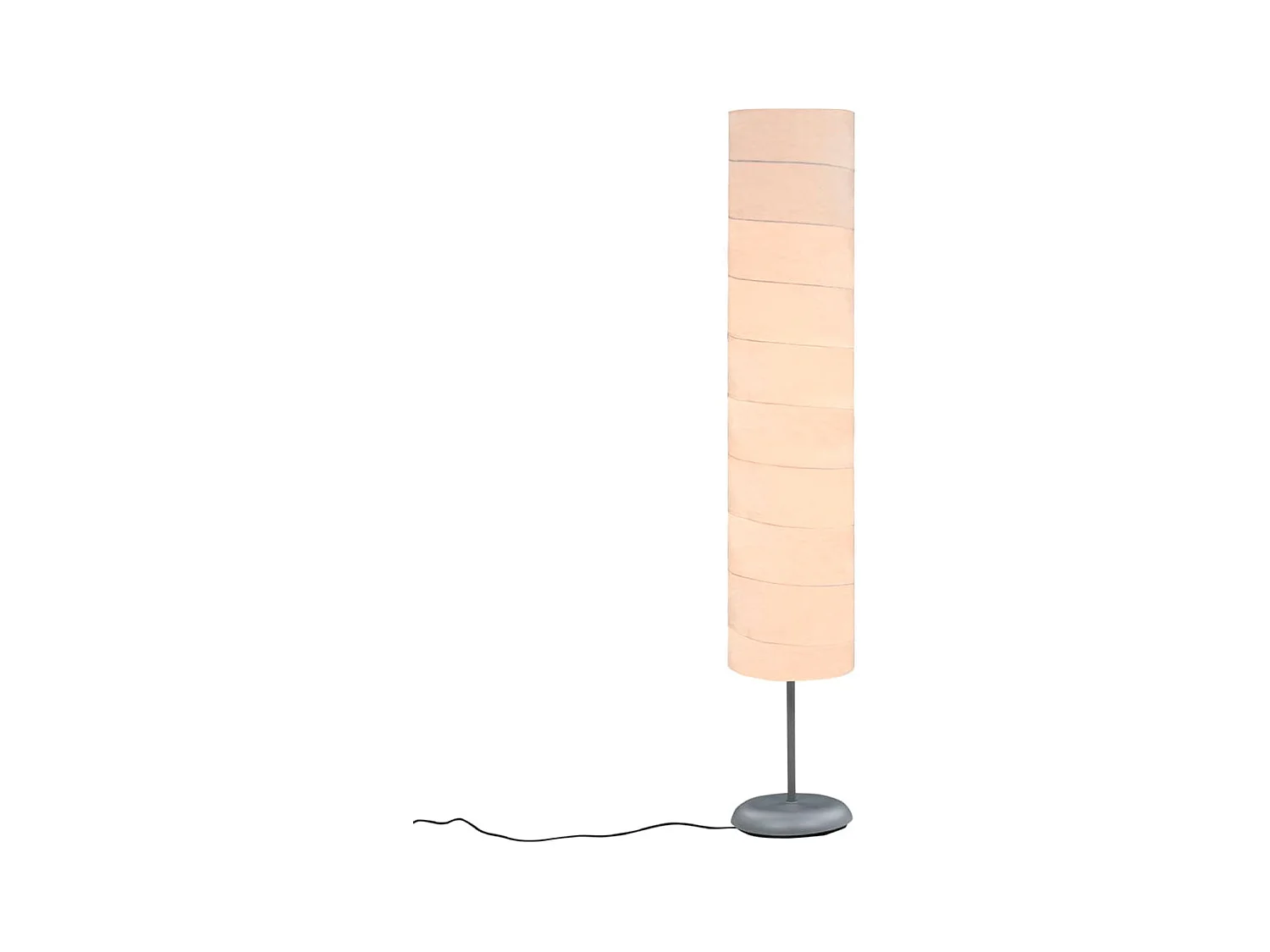 Lámpara de pie con soporte 60W E27 blanco Ø22x121 cm