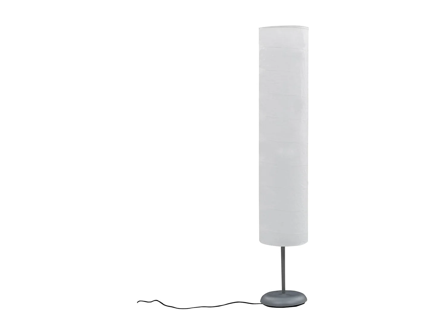 Lámpara de pie con soporte 60W E27 blanco Ø22x121 cm