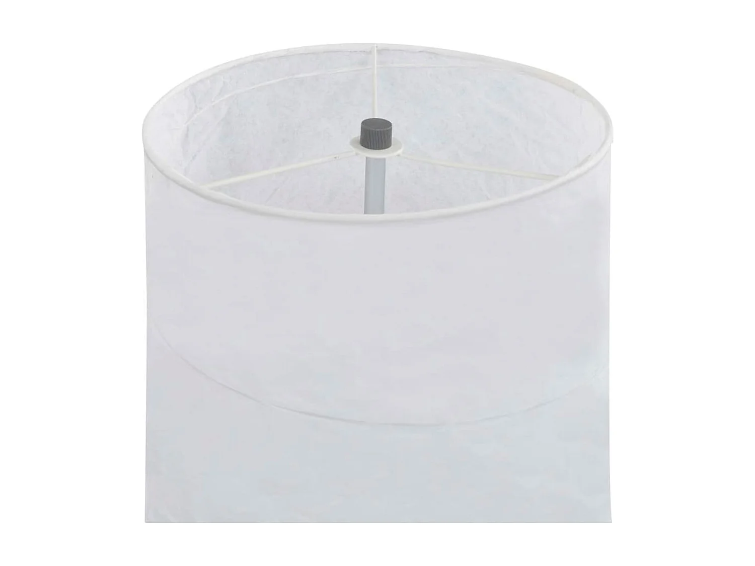Lámpara de pie con soporte 60W E27 blanco Ø22x121 cm