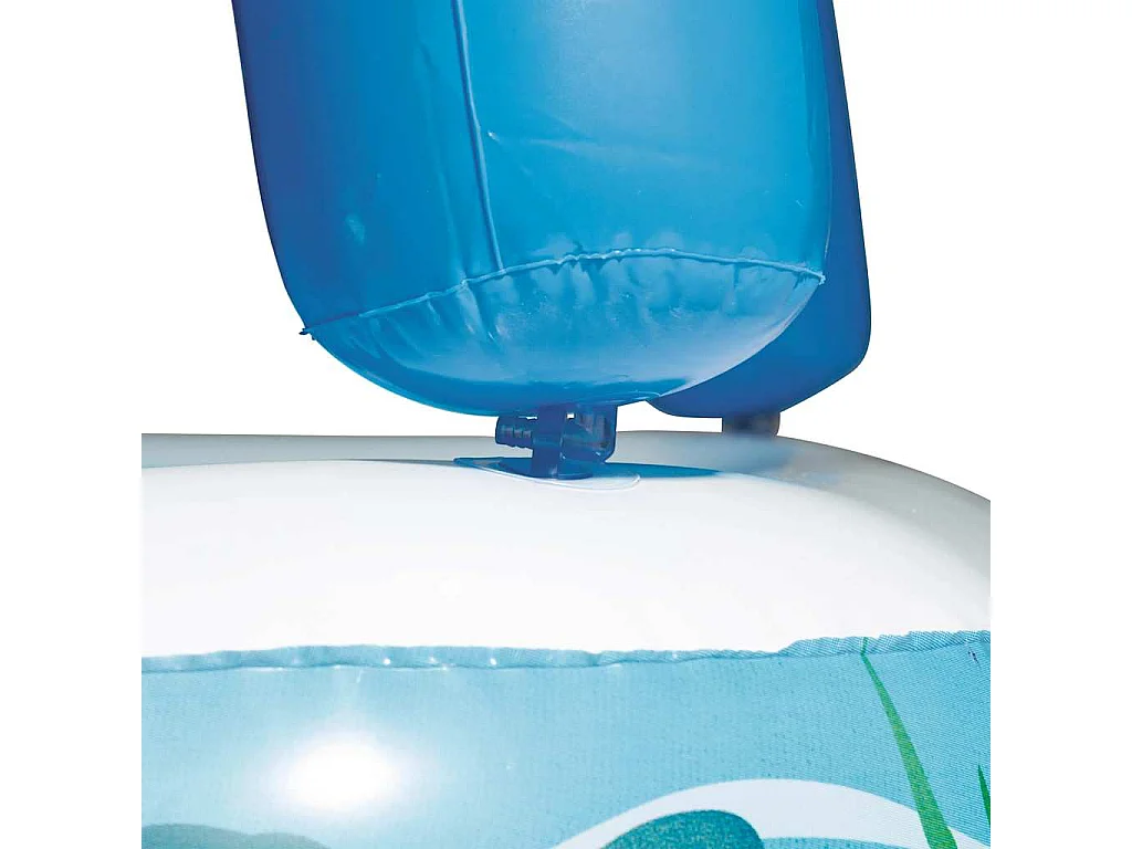 Piscina Gonfiabile Bestway con Tetto Blu 140x140x114 cm - Divertimento e Sicuro Intrattenimento Estivo