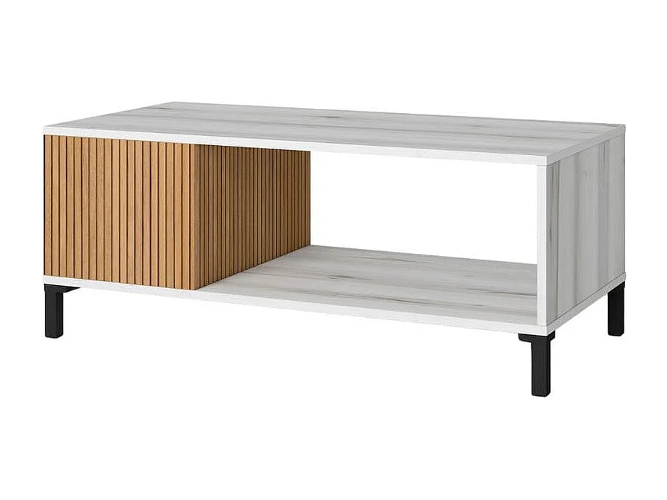 Mesa de centro Tokio 2 compartimentos albo/rayado 40,6x100x50 cm