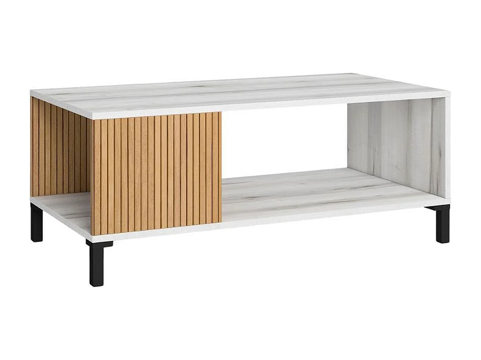 Mesa de centro Tokio 2 compartimentos albo/rayado 40,6x100x50 cm