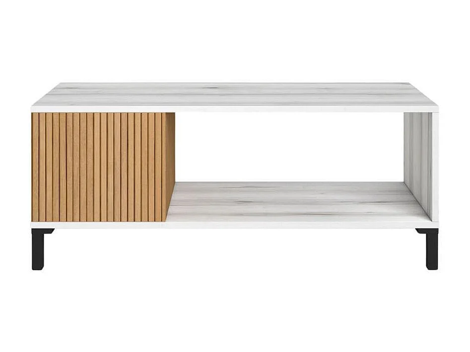 Mesa de centro Tokio 2 compartimentos albo/rayado 40,6x100x50 cm