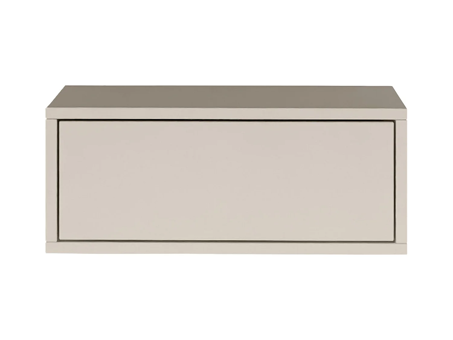 Table de chevet suspendue – avec tiroir – gris cachemire – 50 cm – FRAMME