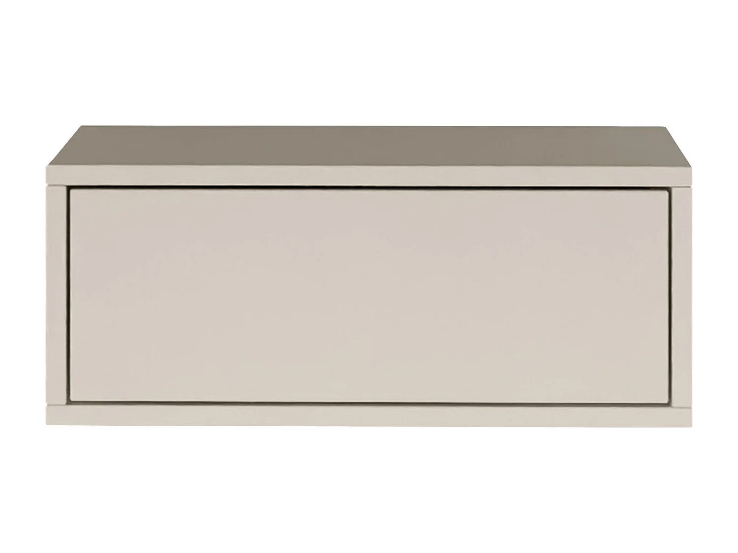 Table de chevet suspendue – avec tiroir – gris cachemire – 50 cm – FRAMME