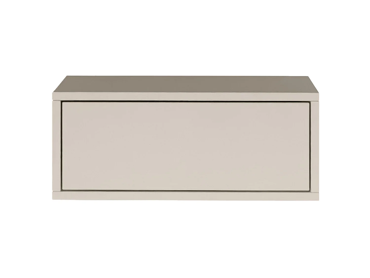 Table de chevet suspendue – avec tiroir – gris cachemire – 50 cm – FRAMME