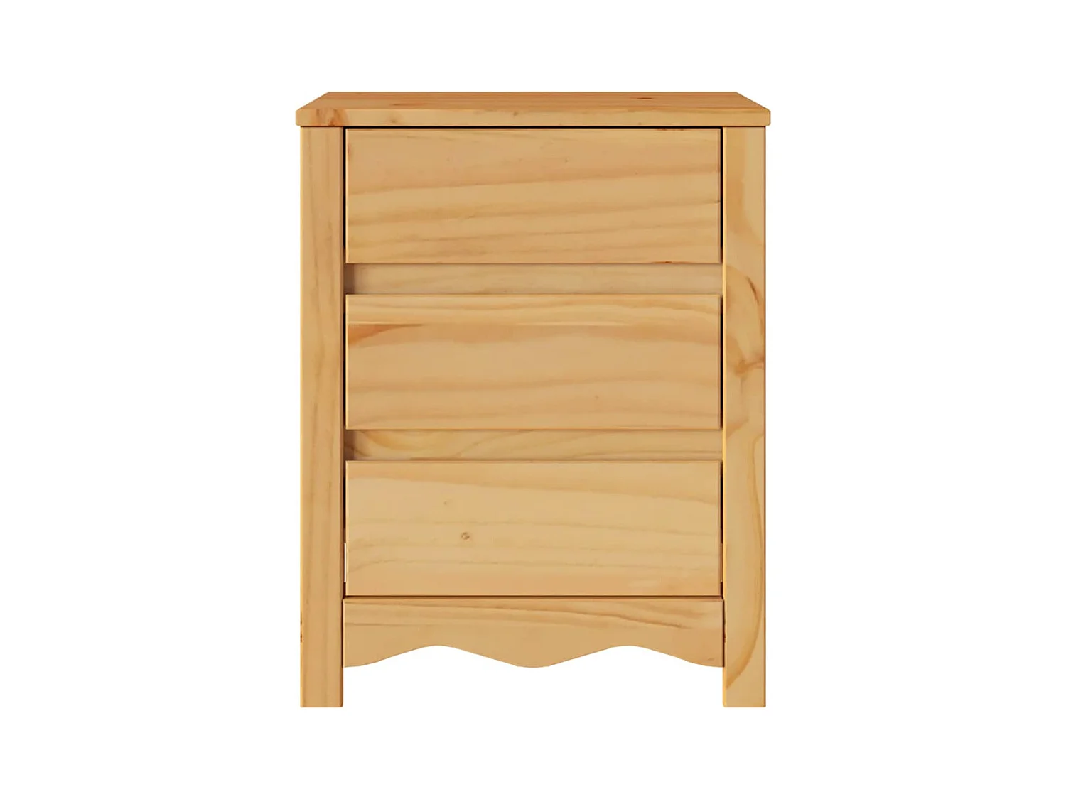 Cabinet de chevet Chêne 45 x 35 x 56 cm Bois massif en pin